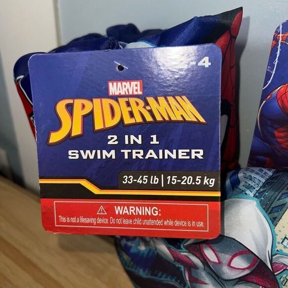 Spiderman Marvel 2 in 1 Swim Trainer 2-4 Years 33-45 pounds What Kids Want - Picture 5 of 10